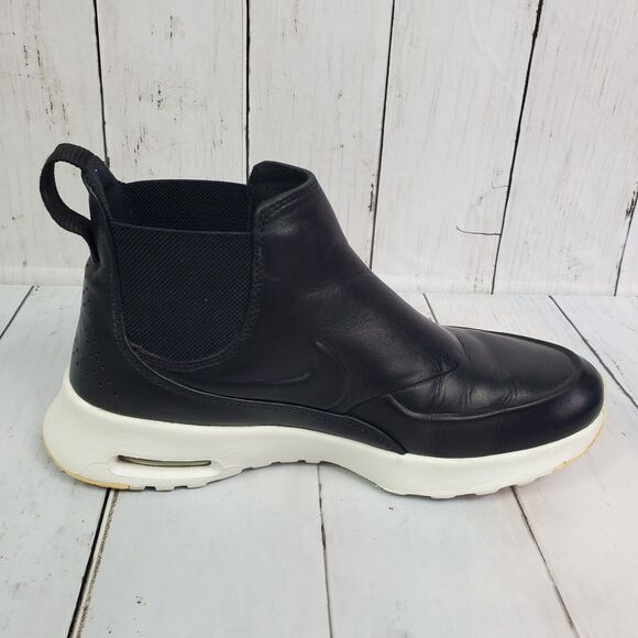 Nike Air Max Thea Mid Sneaker Boots Sail Women’s Size 6 Black White 859550-001 - Picture 5 of 15